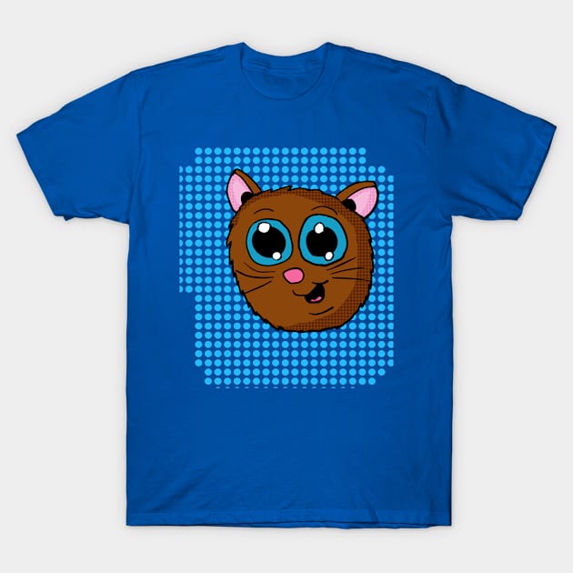 Cute Kitten Head Graphic T-Shirt by Eric03091978